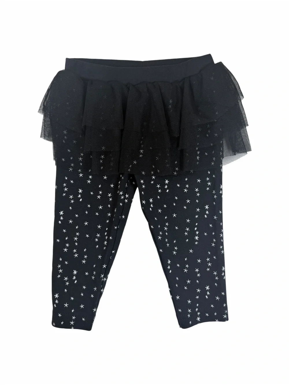Carter's White Ghost & Star Bodysuit with Pink and Orange Accents